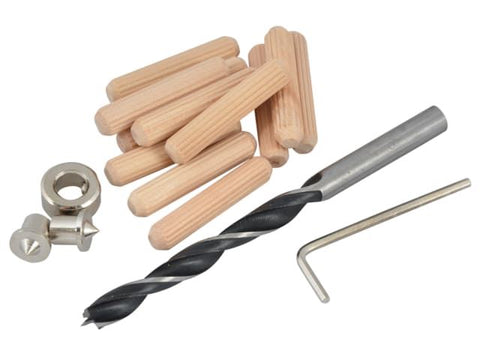 Faithfull Dowel Kit 6mm Drill & Points