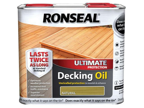 Ronseal Ultimate Protection Decking Oil Natural 5 Litre