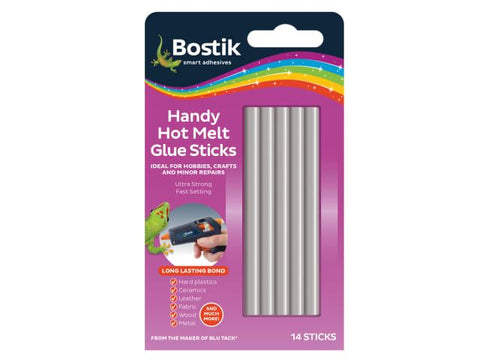 Bostik Handy Hot Melt Glue Sticks Pack of 14