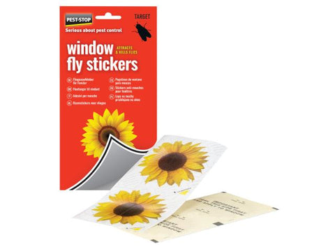 Pest-Stop  Window Fly Stickers Pack of 4