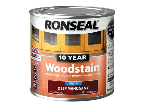 Ronseal 10 Year Woodstain Deep Mahogany 250ml