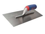 R.S.T. Plasterer's Finishing Trowel Carbon Steel Soft Touch Handle 16 x 4.1/2in