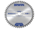 IRWIN General Purpose Table & Mitre Saw Blade 300 x 30mm x 48T ATB