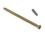 ForgeFix Concrete Frame Screw Torx® Compatible High-Low Thread ZYP 7.5 x 152mm Box 100