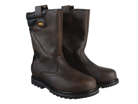 DEWALT Classic Rigger Brown Safety Boots UK 8 Euro 42