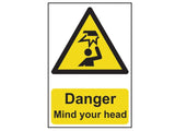 Scan Danger Mind Your Head - PVC 200 x 300mm