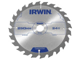 IRWIN General Purpose Table & Mitre Saw Blade 250 x 30mm x 24T ATB