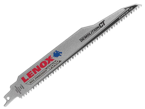 LENOX 956RCT DEMOLITION CT™ Reciprocating Saw Blade 230mm 6 TPI