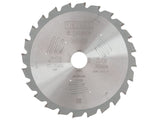 DEWALT Series 60 Circular Saw Blade 216 x 30mm x 24T ATB/Neg