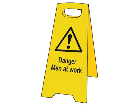 Scan Heavy-Duty 'A' Board: Danger Men At Work