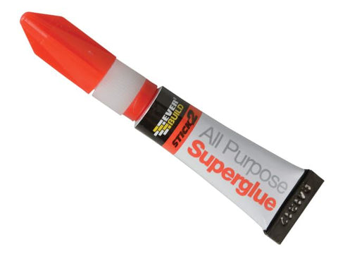 Everbuild STICK2® All-Purpose Superglue Tube 3g