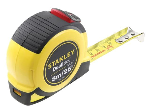 Stanley Tools DualLock™ Tylon™ Pocket Tape 8m/26ft (Width 25mm)