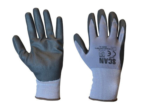 Scan Breathable Microfoam Nitrile Gloves - Extra Large (Size 10)