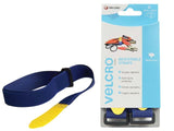 VELCRO® Brand Adjustable Straps (2) 25mm x 46cm Blue