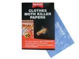 Rentokil Clothes Moth Papers Pack of 10