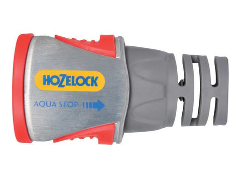 Hozelock 2035 Pro Metal AquaStop Hose Connector 12.5 - 15mm (1/2 - 5/8in)
