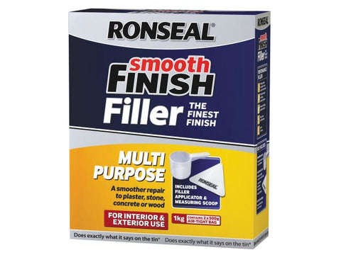 Ronseal Smooth Finish Multi Purpose Wall Powder Filler 1kg