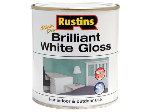 Rustins Quick Dry Brilliant White Gloss 500ml