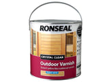 Ronseal Crystal Clear Outdoor Varnish Satin 2.5 litre