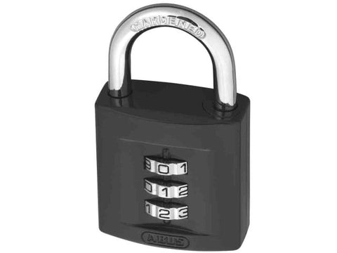Abus Mechanical 158/40 40mm Combination Padlock (3-Digit) Die Cast Body Carded
