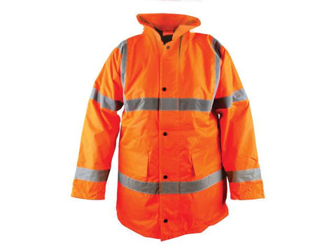 Scan Hi-Vis Orange Motorway Jacket - XL (48in)