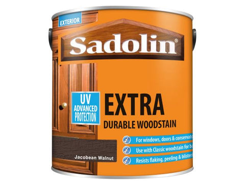 Sadolin Extra Durable Woodstain Jacobean Walnut 2.5 litre