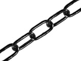 Faithfull Black Japanned Chain 4.0mm x 2.5m - Max Load 120kg