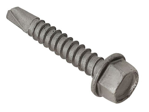 ForgeFix TechFast Roofing Sheet to Steel Hex Screw No.3 Tip 5.5 x 50mm Box 100