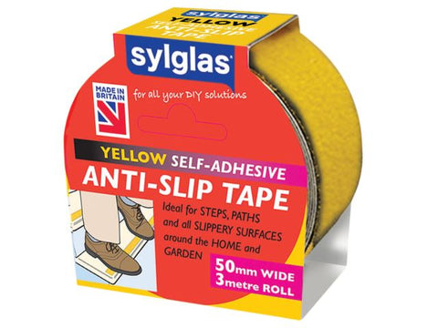 Sylglass Anti-Slip Tape 50mm x 3m Yellow