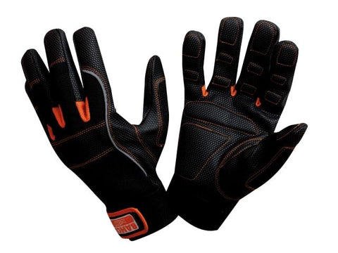 Bahco Power Tool Padded Palm Gloves - Medium (Size 8)