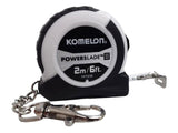 Komelon PowerBlade™ II Pocket Key Ring Tape 2m/6ft (Width 13mm)