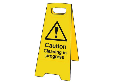 Scan Heavy-Duty 'A' Board: Caution Cleaning In Progress