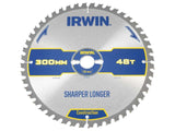 IRWIN Construction Table & Mitre Circular Saw Blade 300 x 30mm x 48T ATB