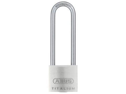 Abus Mechanical 64TI/30mm TITALIUM™ Padlock 60mm Long Shackle Carded