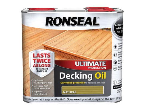 Ronseal Ultimate Decking Oil Natural 2.5 Litre