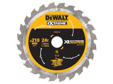 DEWALT FlexVolt XR Table Saw Blade 210 x 30mm x 24T