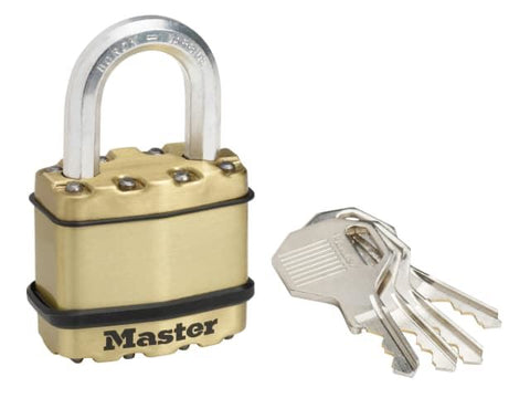 Master Lock Excell™ Brass Finish 45mm Padlock 4-Pin