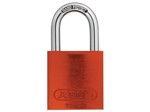 Abus Mechanical 72/40mm Aluminium Padlock Orange Keyed Alike TT02767