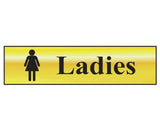 Scan Ladies - Polished Brass Effect 200 x 50mm