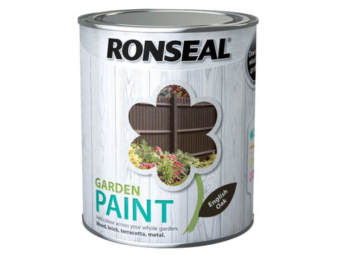 Ronseal Garden Paint English Oak 750ml