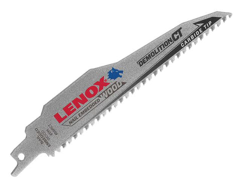 LENOX 656RCT DEMOLITION CT™ Reciprocating Saw Blade 150mm 6 TPI