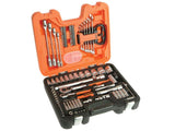 Bahco S910 Socket & Spanner Set of 92 Metric & AF 1/4 & 1/2in Drive