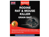 Rentokil Rodine Rat & Mouse Killer Grain Bait 2 Sachets