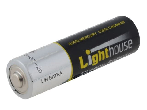 Lighthouse AA LR6 Alkaline Batteries 2400mAh (Pack 4)