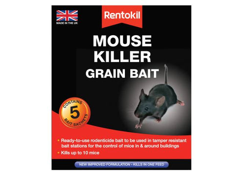 Rentokil Mouse Killer Grain Bait 5 Sachets