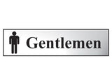 Scan Gentlemen - Polished Chrome Effect 200 x 50mm