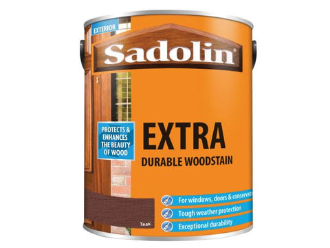 Sadolin Extra Durable Woodstain Teak 5 litre