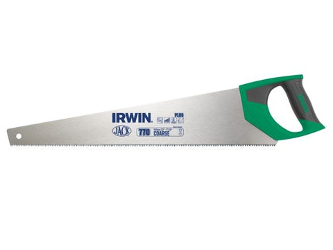 IRWIN Jack 770UHP Coarse Hardpoint Handsaw Soft-Grip 550mm (22in) 7tpi