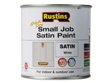 Rustins Quick Dry Small Job Satin Paint White 250ml