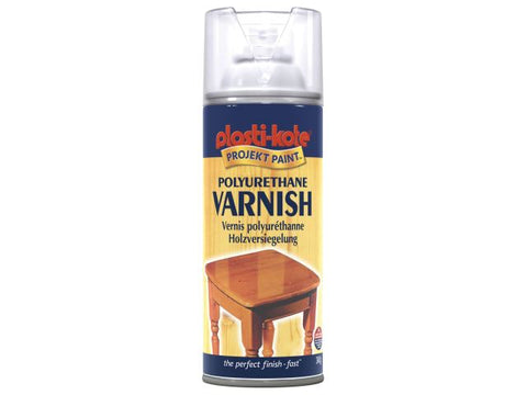PlastiKote Varnish Spray Clear Gloss 400ml